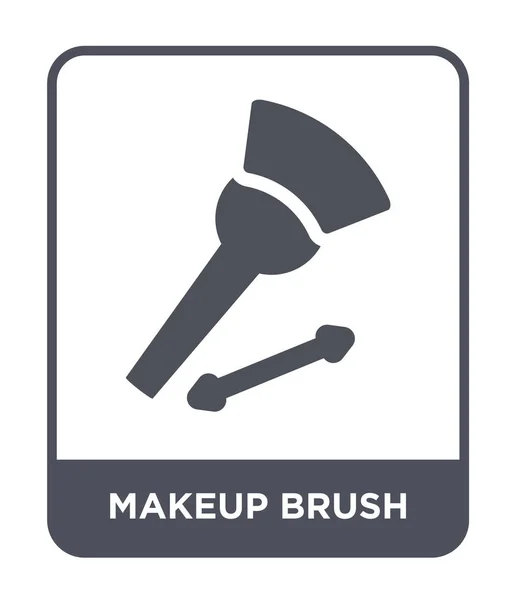 Makeup Pinsel Ikone Trendigen Design Stil Makeup Pinsel Symbol Isoliert — Stockvektor