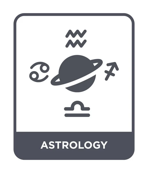Astrologi Ikonen Trendig Designstil Astrologi Ikonen Isolerad Vit Bakgrund Astrologi — Stock vektor