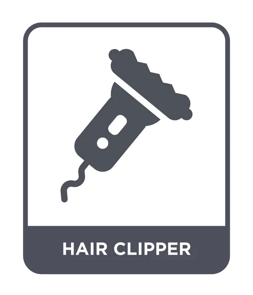 Haarschneider Ikone Trendigen Design Stil Haarschneidegerät Symbol Isoliert Auf Weißem — Stockvektor