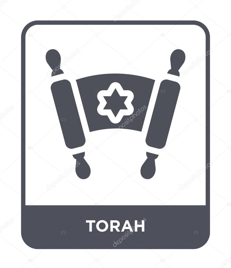 torah icon in trendy design style. torah icon isolated on white background. torah vector icon simple and modern flat symbol for web site, mobile, logo, app, UI. torah icon vector illustration, EPS10.