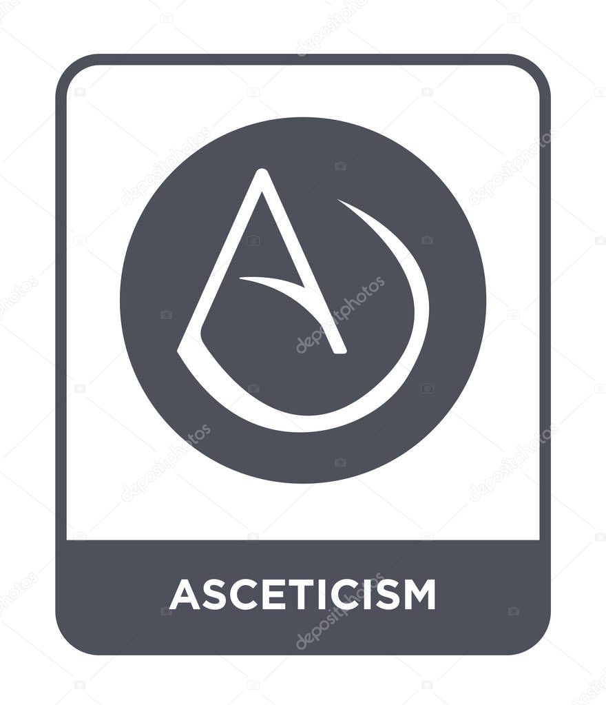 asceticism icon in trendy design style. asceticism icon isolated on white background. asceticism vector icon simple and modern flat symbol.