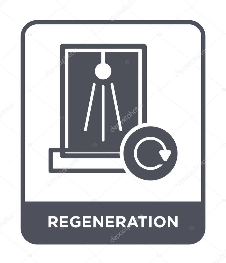 regeneration icon in trendy design style. regeneration icon isolated on white background. regeneration vector icon simple and modern flat symbol.