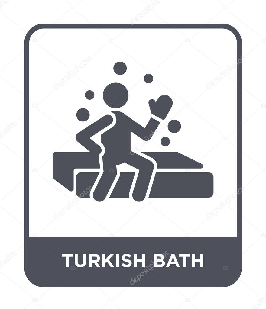 turkish bath icon in trendy design style. turkish bath icon isolated on white background. turkish bath vector icon simple and modern flat symbol.