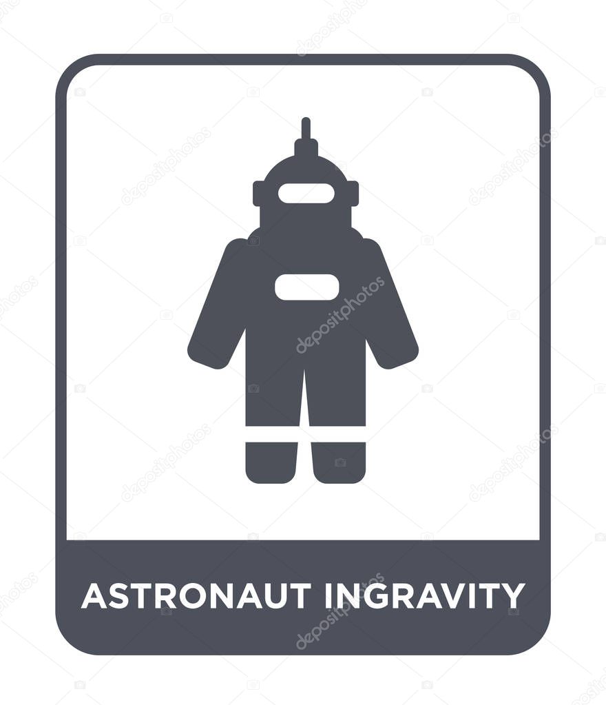 astronaut ingravity icon in trendy design style. astronaut ingravity icon isolated on white background. astronaut ingravity vector icon simple and modern flat symbol.
