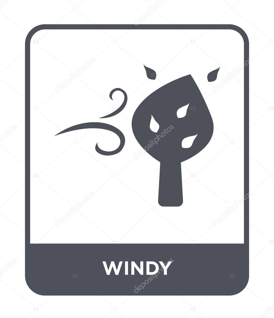 windy icon in trendy design style. windy icon isolated on white background. windy vector icon simple and modern flat symbol for web site, mobile, logo, app, UI. windy icon vector illustration, EPS10.