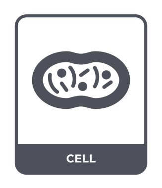 hücre simgesi modaya uygun bir tasarım tarzı. Beyaz arka plan üzerinde izole hücre simgesi. hücre vektör simgesi basit ve modern düz simgesi web sitesi, mobil, logo, app, UI. hücre simge vektör çizim, Eps10.