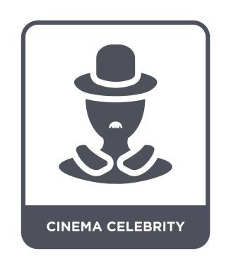 cinema celebrity icon in trendy design style. cinema celebrity icon isolated on white background. cinema celebrity vector icon simple and modern flat symbol. clipart