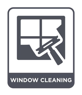 pencere simge modaya uygun bir tasarım tarzı cleanin. Beyaz arka plan üzerinde izole simgesi cleanin penceresini açın. vektör simgesi basit ve modern düz sembolü cleanin pencere.