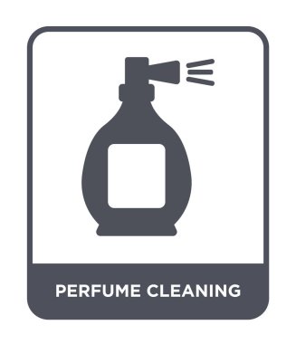 modaya uygun bir tasarım tarzı Cleanin simgesi parfüm. cleanin simgesi beyaz arka plan üzerinde izole parfüm. vektör simgesi basit ve modern düz sembolü cleanin parfüm.