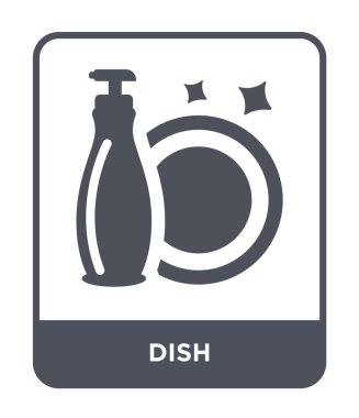 modaya uygun bir tasarım tarzı yemek simgesi. Beyaz arka plan üzerinde izole çanak simgesi. çanak vektör simgesi basit ve modern düz simgesi web sitesi, mobil, logo, app, UI. çanak simge vektör çizim, Eps10.