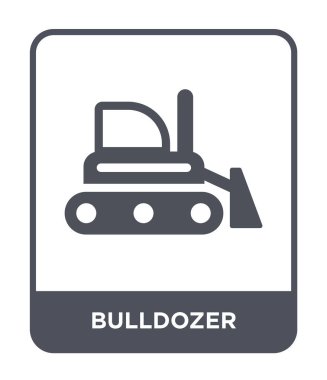 modaya uygun bir tasarım tarzı Paletler-Düzleme paleti simgesi. Beyaz arka plan üzerinde izole Paletler-Düzleme paleti simgesi. Buldozer vektör simgesi basit ve modern düz sembolü.