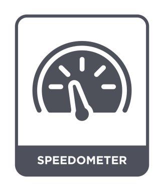 hız göstergesi simgesi modaya uygun bir tasarım tarzı. hız göstergesi simgesi beyaz arka plan üzerinde izole. hız göstergesi vektör simgesi basit ve modern düz sembolü.