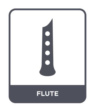 modaya uygun bir tasarım tarzı flüt simgesi. Beyaz arka plan üzerinde izole flüt simgesi. Flüt vektör simgesi basit ve modern düz simgesi web sitesi, mobil, logo, app, UI. simge vektör çizim, Eps10 flüt.