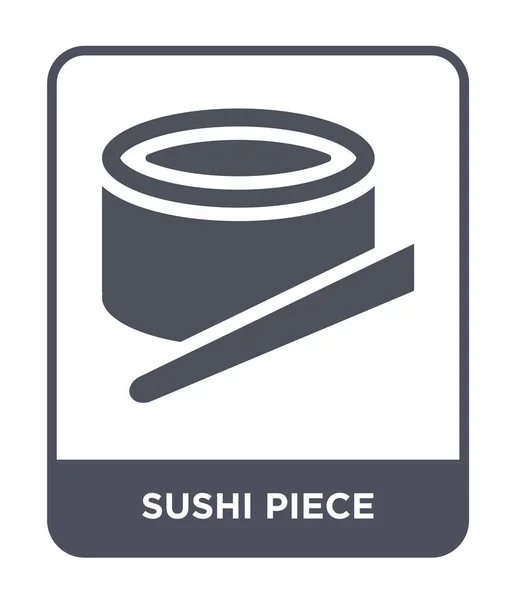 Icône Pièce Sushi Dans Style Design Mode Icône Morceau Sushi — Image vectorielle