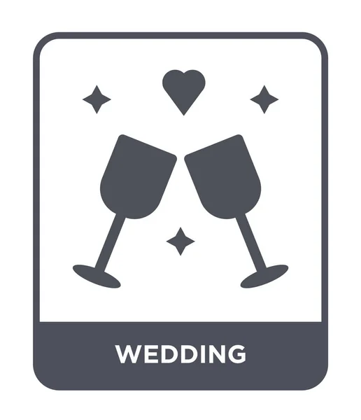 Icono Boda Estilo Diseño Moda Icono Boda Aislado Sobre Fondo — Vector de stock