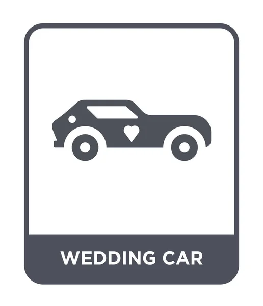 Wedding Car Icon Trendy Design Style Wedding Car Icon Isolated — Stock Vector