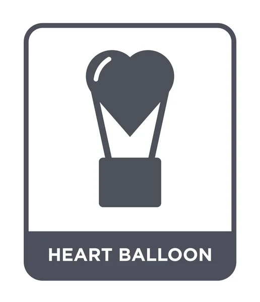 Μπαλόνι Εικονίδιο Καρδιάς Μοντέρνα Στυλ Σχεδιασμού Εικονίδιο Μπαλόνι Καρδιάς Που — Διανυσματικό Αρχείο
