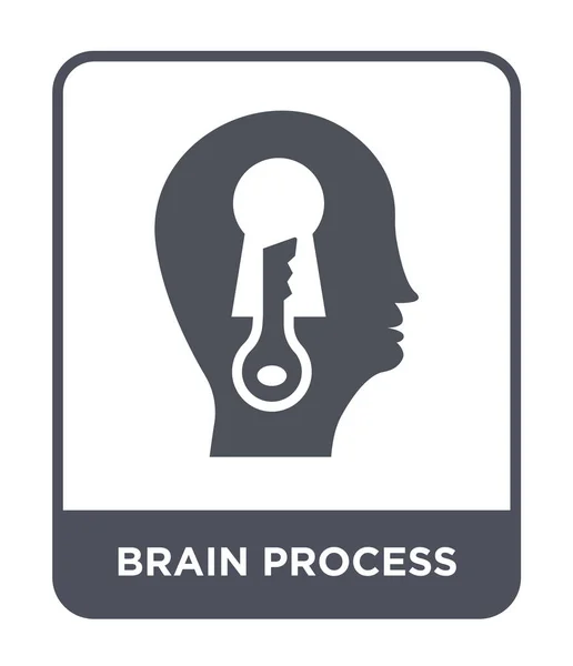 Icône Processus Cérébral Dans Style Design Tendance Icône Processus Cérébral — Image vectorielle