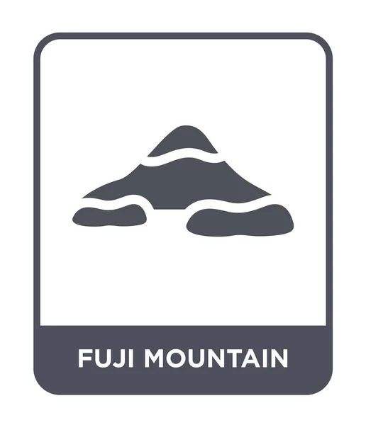 Ikon Gunung Fuji Dalam Gaya Desain Trendi Ikon Gunung Fuji - Stok Vektor