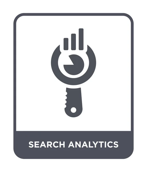 Search Analytics Icon Trendy Design Style Search Analytics Icon Isolated — Stock Vector