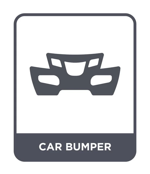 Auto Bumper Pictogram Trendy Stijl Auto Bumper Pictogram Geïsoleerd Een — Stockvector