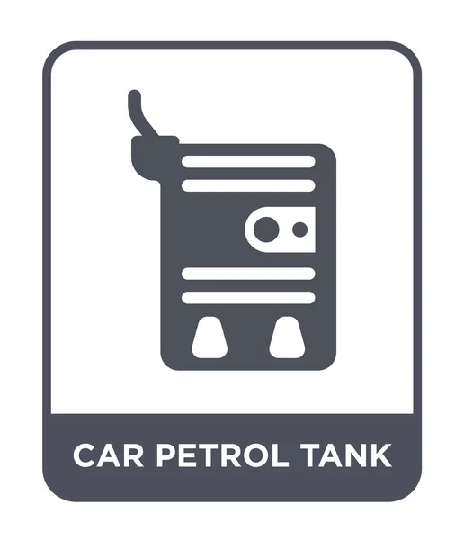 Auto Benzine Tank Pictogram Trendy Stijl Auto Benzine Tank Pictogram — Stockvector