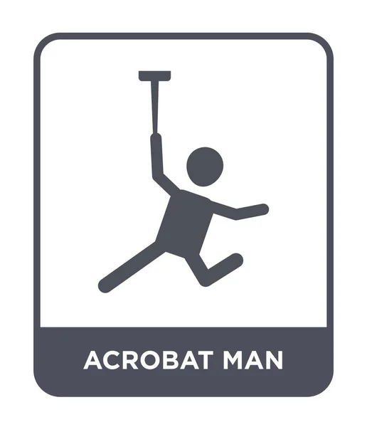 Acrobat Hombre Icono Estilo Diseño Moda Acrobat Hombre Icono Aislado — Vector de stock