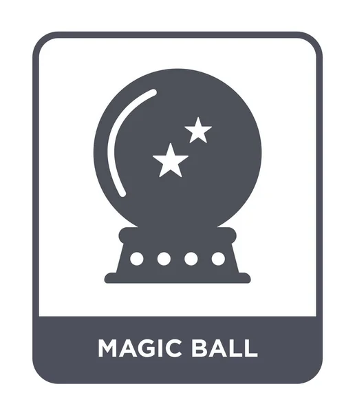 Zauberkugel Ikone Trendigen Design Stil Magische Kugel Symbol Isoliert Auf — Stockvektor
