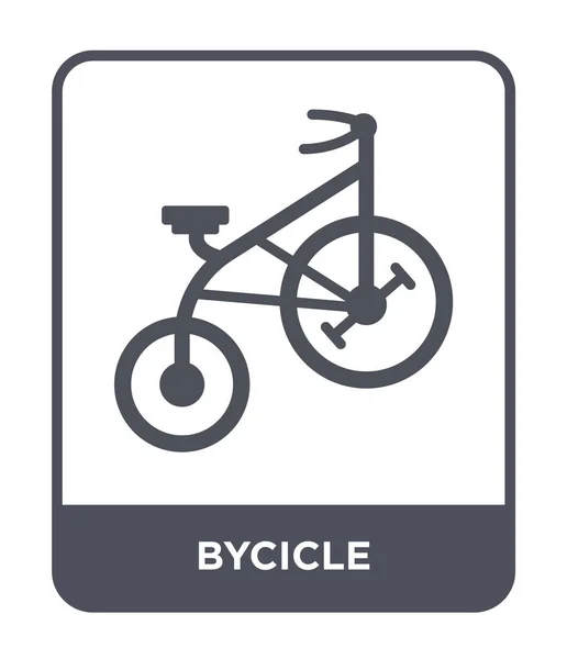 Bycicle 디자인 스타일 아이콘입니다 Bycicle 아이콘 배경에 고립입니다 Bycicle 아이콘 — 스톡 벡터