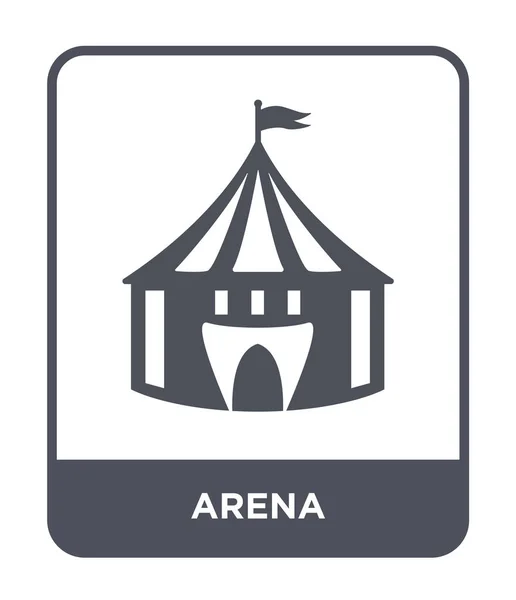 Het Pictogram Van Arena Trendy Stijl Arena Pictogram Geïsoleerd Een — Stockvector