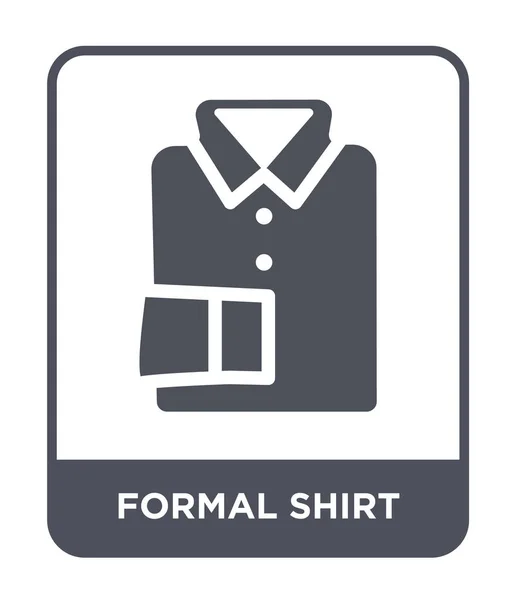 Icono Camisa Formal Estilo Diseño Moda Icono Camisa Formal Aislado — Vector de stock