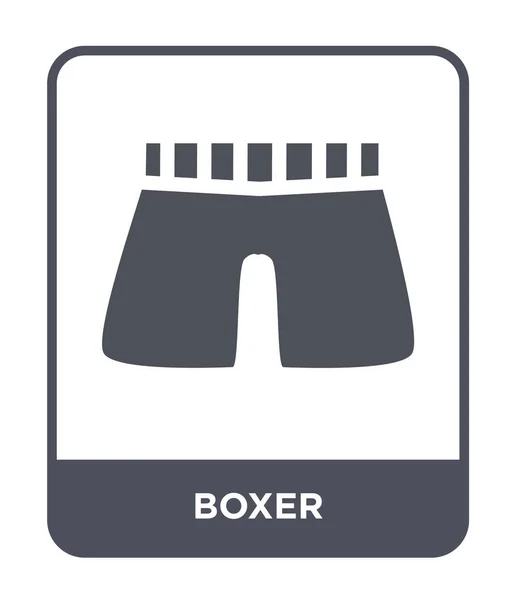 Icône Boxer Dans Style Design Tendance Icône Boxer Isolé Sur — Image vectorielle