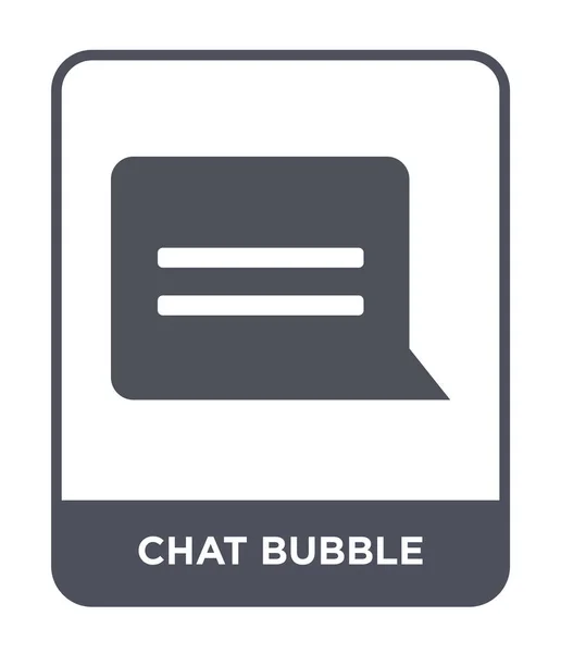 Icono Burbuja Chat Estilo Diseño Moda Icono Burbuja Chat Aislado — Vector de stock