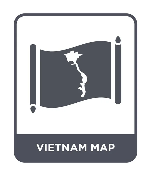 Vietnam Karte Symbol Trendigen Design Stil Das Symbol Der Vietnamesischen — Stockvektor