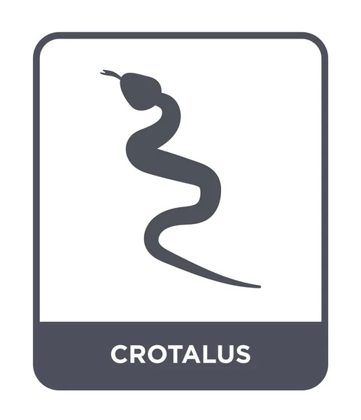Icône Crotalus Dans Style Design Tendance Icône Crotalus Isolé Sur — Image vectorielle