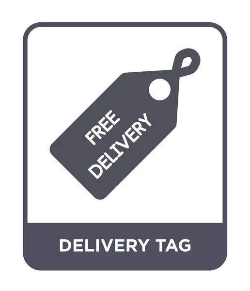 Delivery Tag Icon Trendy Design Style Delivery Tag Icon Isolated — Stock Vector