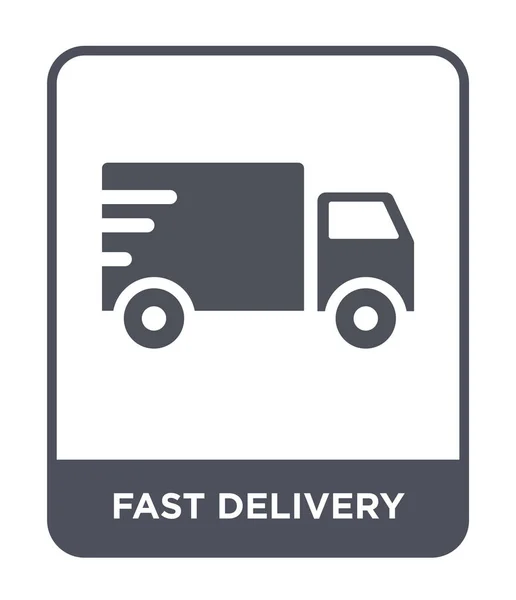 Fast Delivery Icon Trendy Design Style Fast Delivery Icon Isolated — Stock Vector