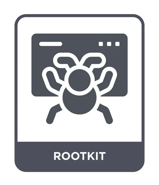 Rootkit Ikona Módní Design Stylu Rootkit Ikona Izolovaných Bílém Pozadí — Stockový vektor