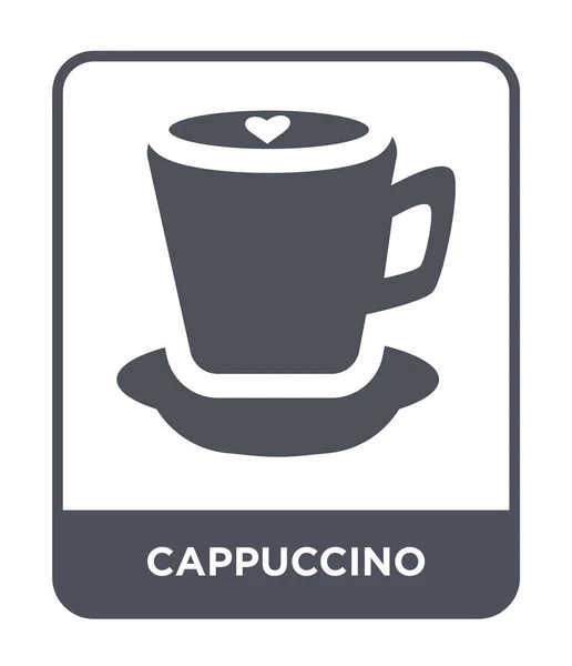 Cappuccino Icon Trendy Design Style Cappuccino Icon Isolated White Background — Stock Vector