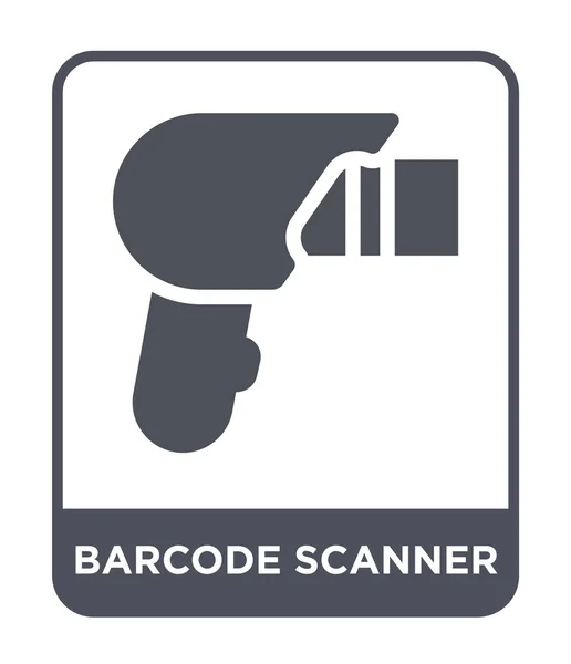 Εικονίδιο Του Σαρωτή Γραμμωτών Κωδίκων Στη Μοντέρνα Στυλ Σχεδιασμού Barcode — Διανυσματικό Αρχείο