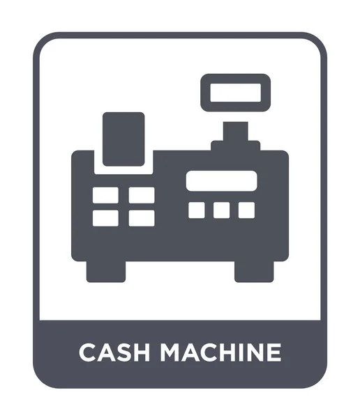 Het Pictogram Van Geldautomaat Trendy Stijl Geldautomaat Pictogram Geïsoleerd Een — Stockvector