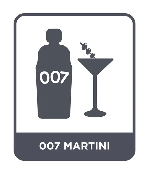 007 Martini Ikone Trendigen Design Stil 007 Martini Ikone Isoliert — Stockvektor