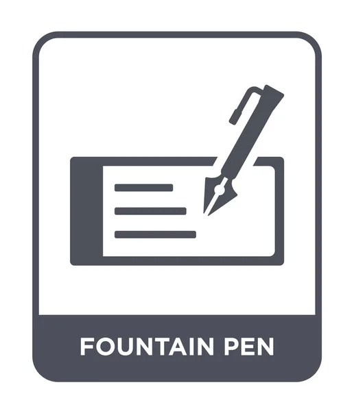 Fountain Pen Icon Trendy Design Style Fountain Pen Icon Isolated — Stock Vector