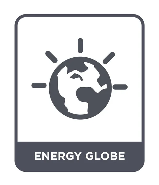 Energy Globe Icon Trendigen Design Stil Energieglobus Symbol Isoliert Auf — Stockvektor