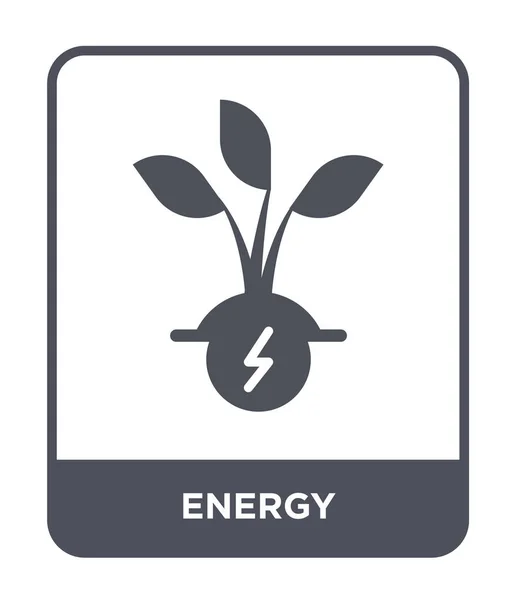 Energie Ikone Trendigen Design Stil Energiesymbol Isoliert Auf Weißem Hintergrund — Stockvektor