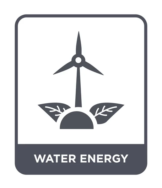 Water Energie Pictogram Trendy Stijl Water Energie Pictogram Geïsoleerd Een — Stockvector