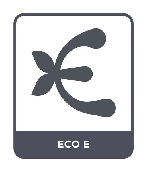 トレンディなデザイン スタイルのエコ アイコン アイコンが白い背景に分離されました ベクトル アイコン シンプルでモダンなフラット エコシンボルの Web サイト — ストックベクタ