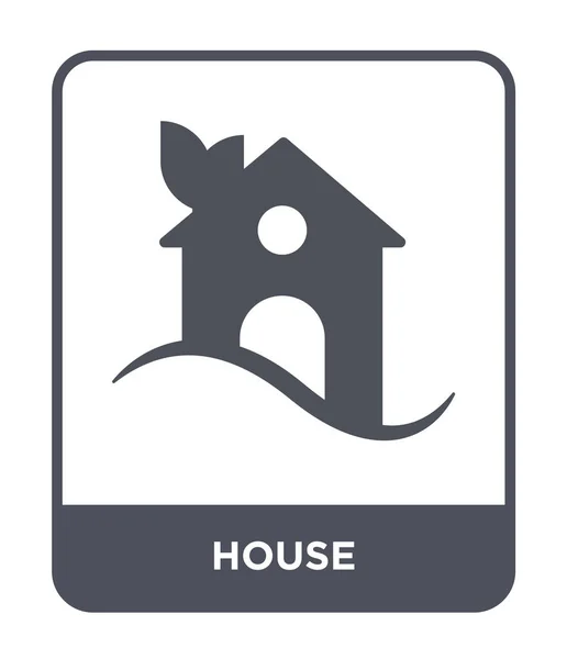 Икона Дома Модном Стиле Дизайна Иконка Дома Изолирована Белом Фоне — стоковый вектор