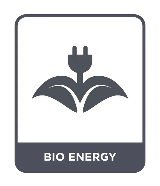 Bio Energi Ikonen Trendig Designstil Bio Energi Ikonen Isolerad Vit — Stock vektor