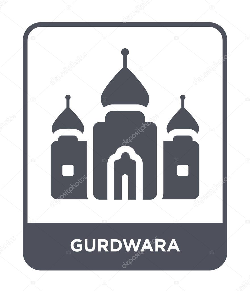 gurdwara icon in trendy design style. gurdwara icon isolated on white background. gurdwara vector icon simple and modern flat symbol.